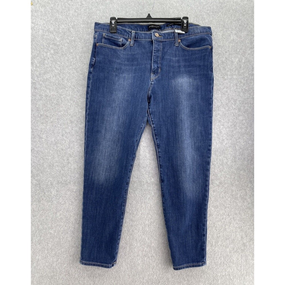 Banana Republic Women's Denim Jeans Medium Wash Skinny Mid Rise Size 33 Regular